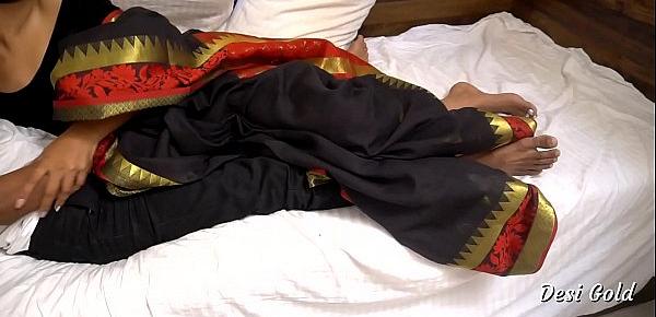  Beautiful Indian Randi Fucked in Black Saree